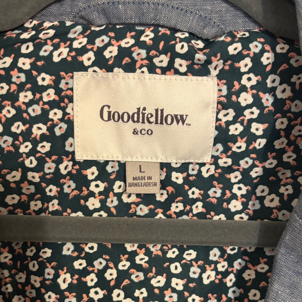 Goodfellow & Co Blue Blazer with Patterned Lining - Picture 2 of 5